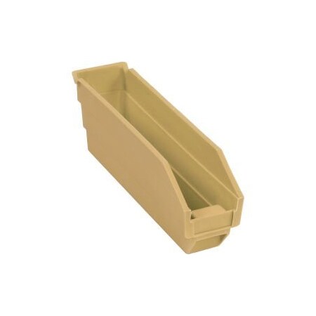 Quantum Storage Systems Nesting Storage Shelf Bin, Beige, 24 PK QSB100IV